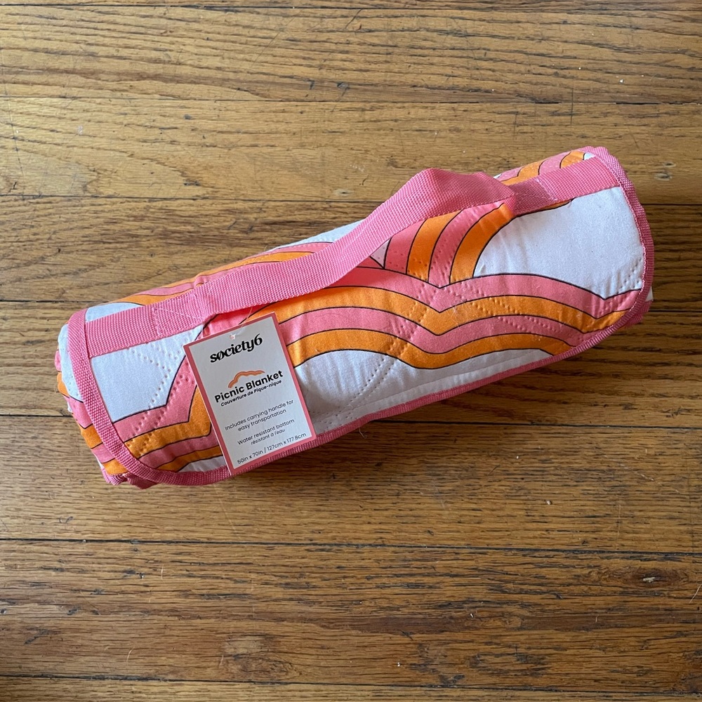 Society6 | NWT Retro Picnic Blanket